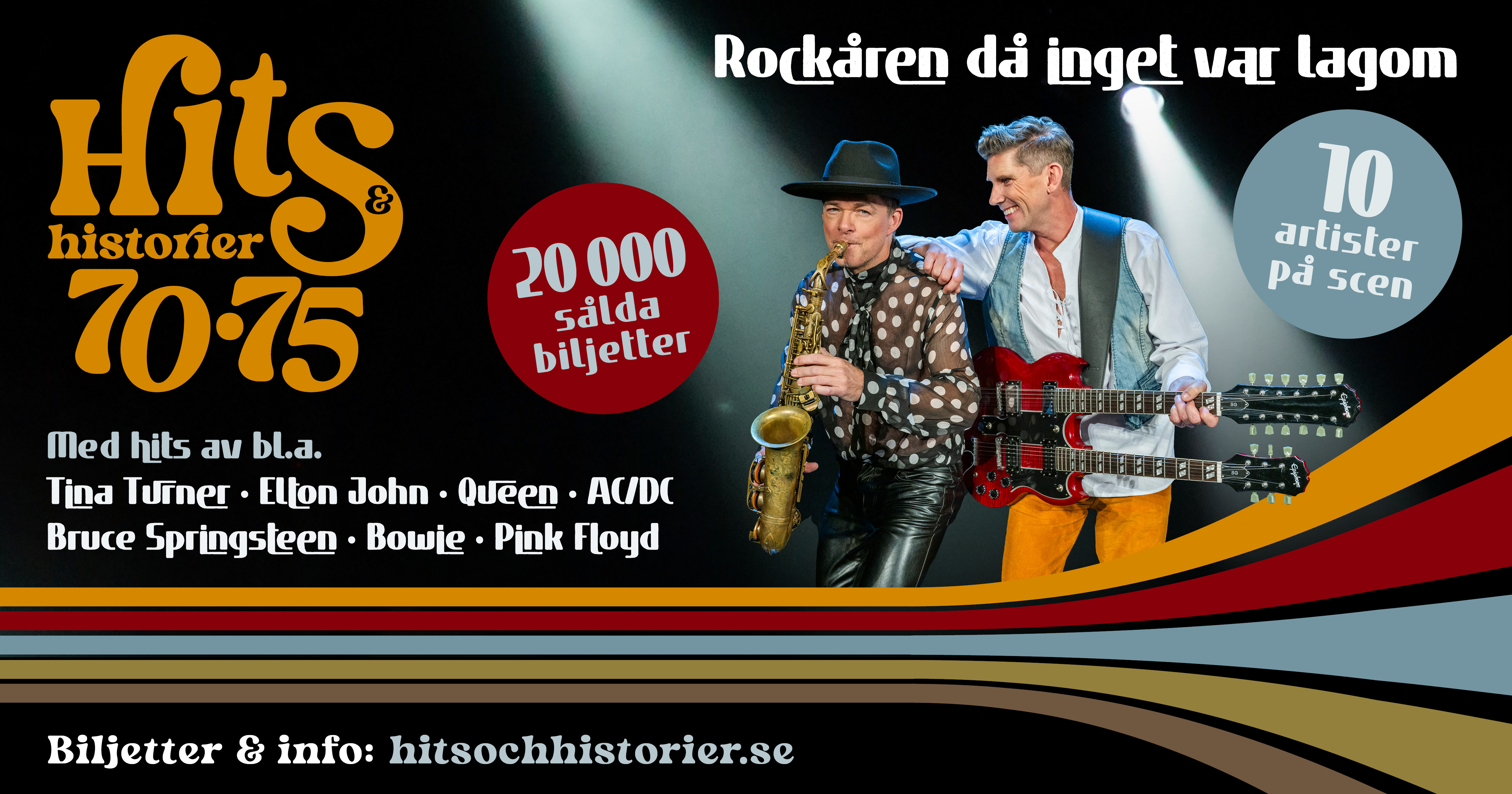 10 artister på scen!