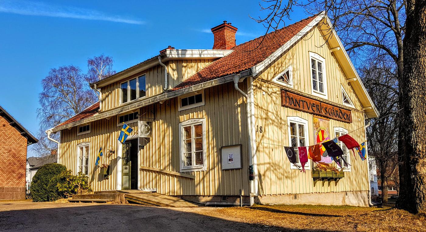 Hantverksgården i Apoteksparken.