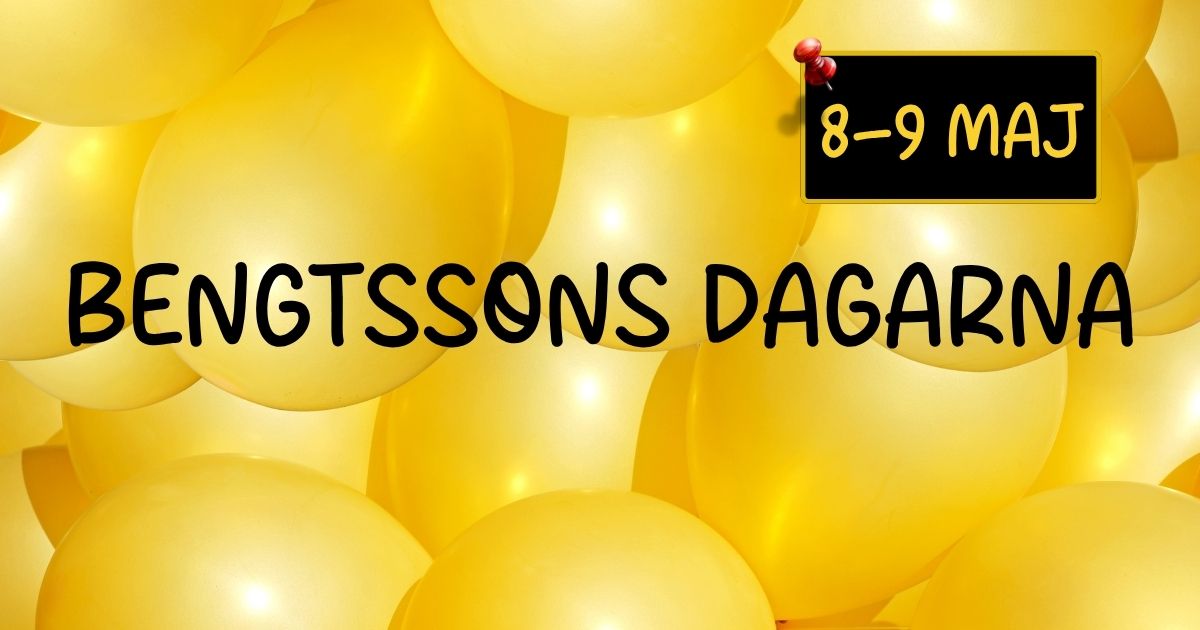 Bengtssons Dagarna 8-9 maj