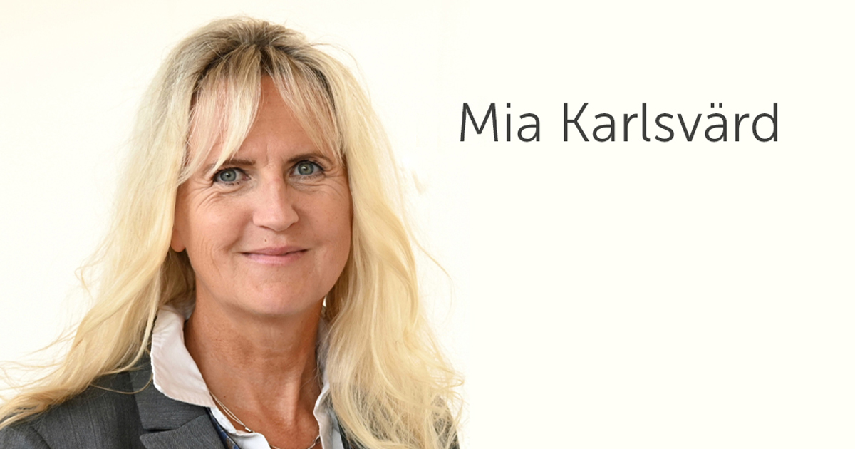 Porträtt Mia Karlsvärd