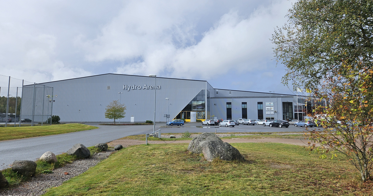 Bandyhallen Hydro Arena i Vetlanda.